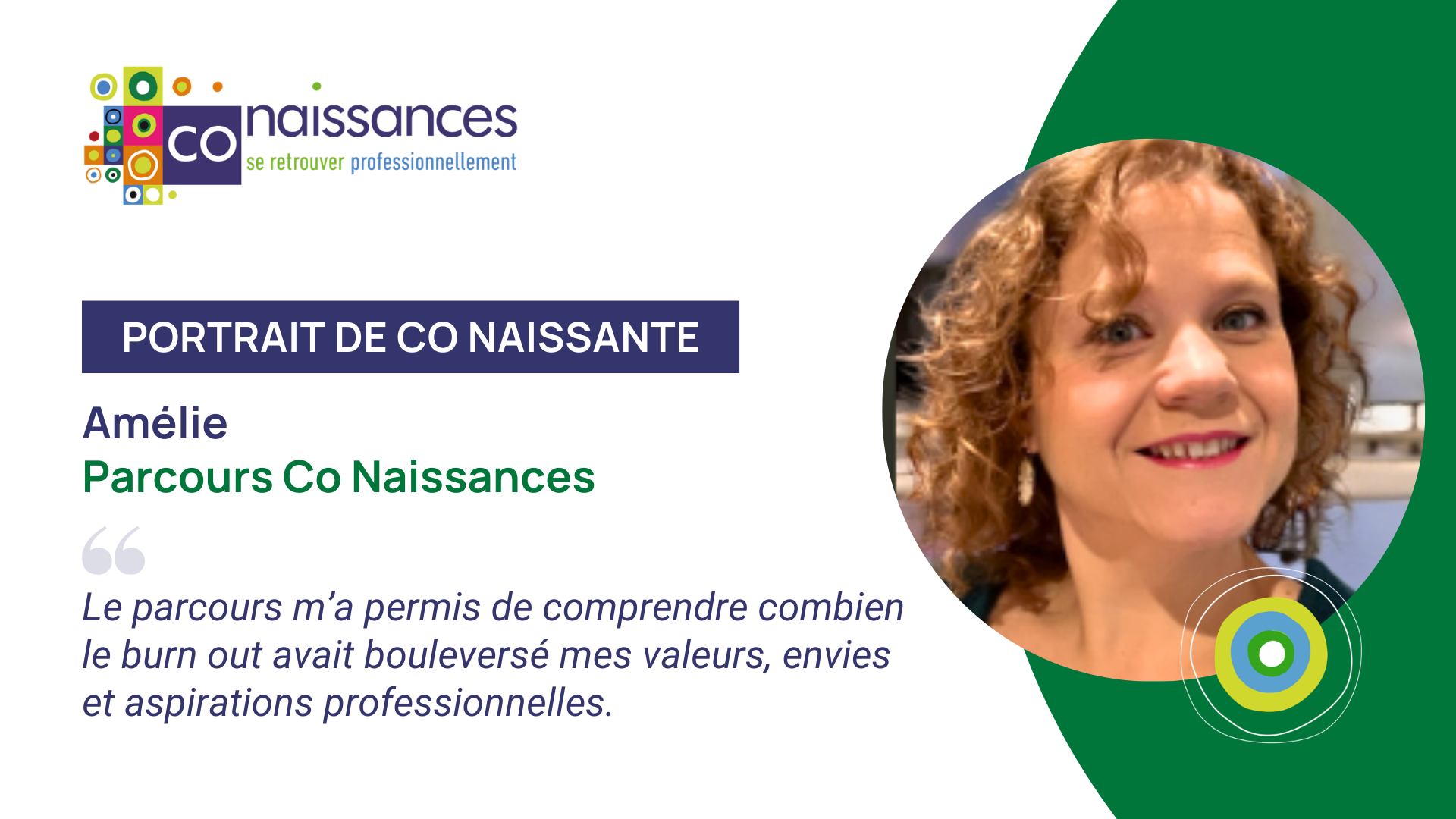 Portrait de Co Naissante - Amélie