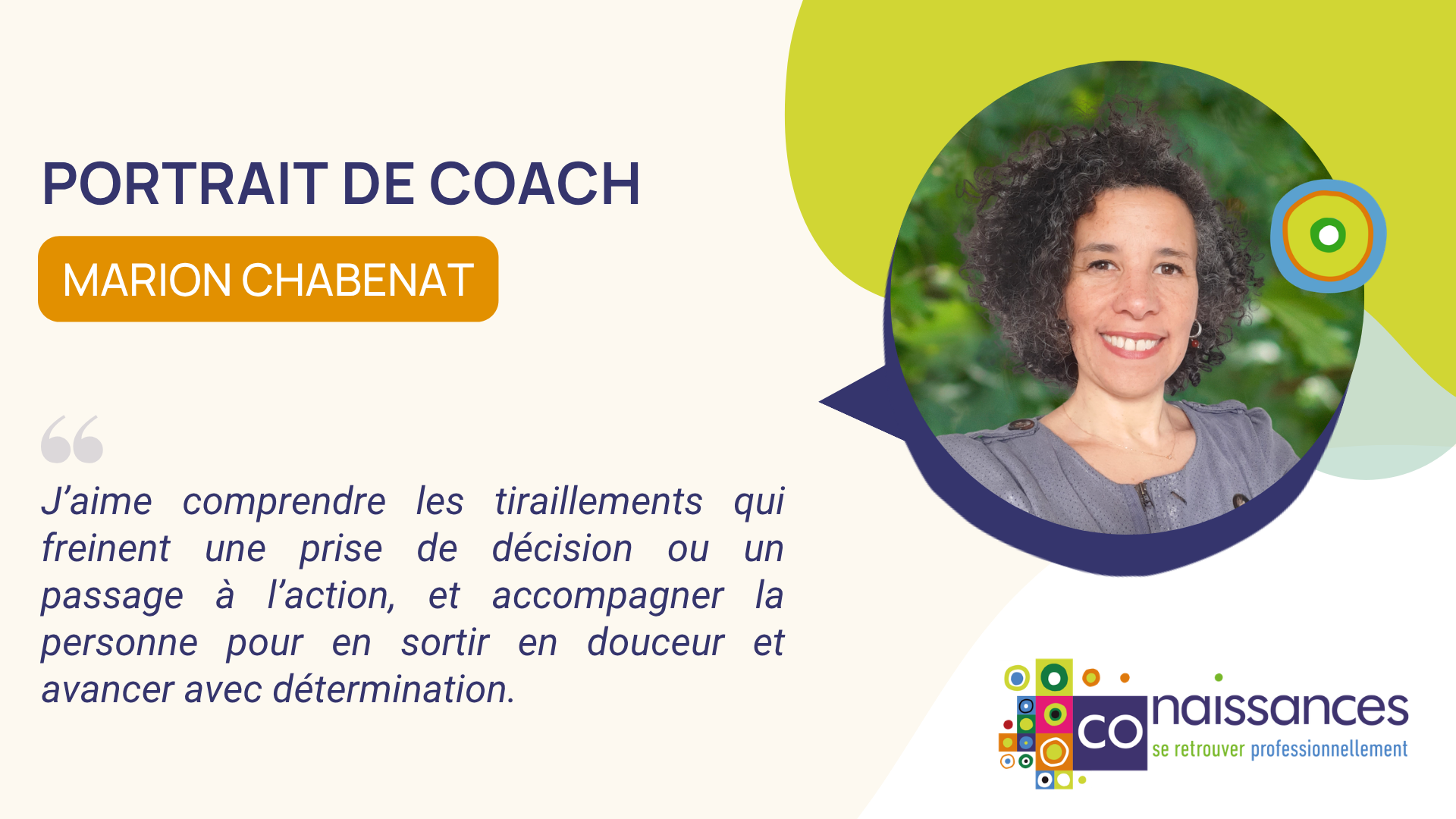 Portrait de Coach : Marion Chabenat